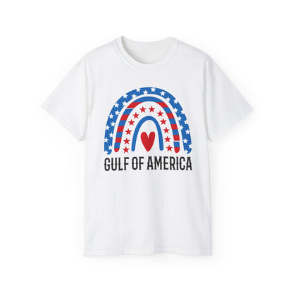 NEW Patriotic Gulf of America Graphic Tee, Gulf of America Tshirt, Gulf of America est 2025, Fun T-shirt, Patriotic Top,