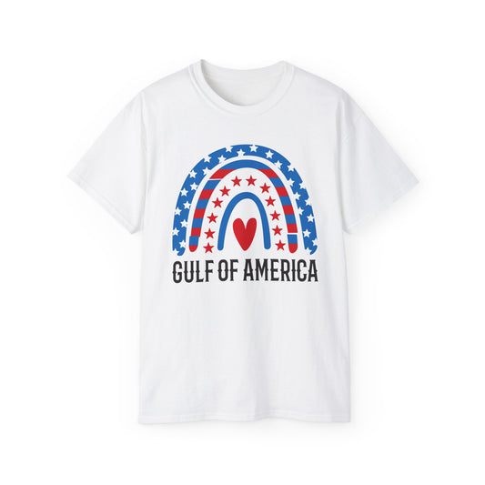 NEW Patriotic Gulf of America Graphic Tee, Gulf of America Tshirt, Gulf of America est 2025, Fun T-shirt, Patriotic Top,