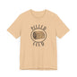 Hay Season Is Here.... Rolled Gold Tee - Fun  Jersey Tee for Farm Wives, Casual Wear, Tractors, Farm Mama, Cattle Feeding, Round Bales, Cattle, Cow
