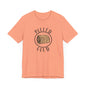 Hay Season Is Here.... Rolled Gold Tee - Fun  Jersey Tee for Farm Wives, Casual Wear, Tractors, Farm Mama, Cattle Feeding, Round Bales, Cattle, Cow