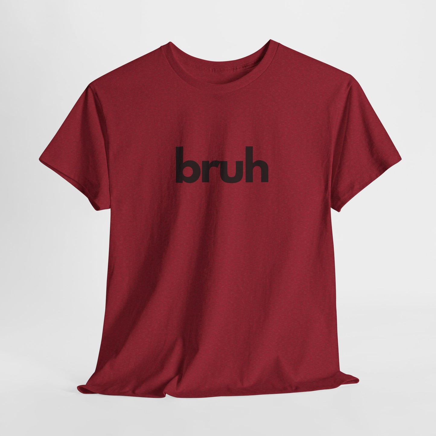 Yo Yo! BRUH.......Funny 'bruh' Unisex Heavy Cotton Tee - Casual Graphic Shirt for Everyday Wear Simple  9 Great Colors Mothers Fathers Day