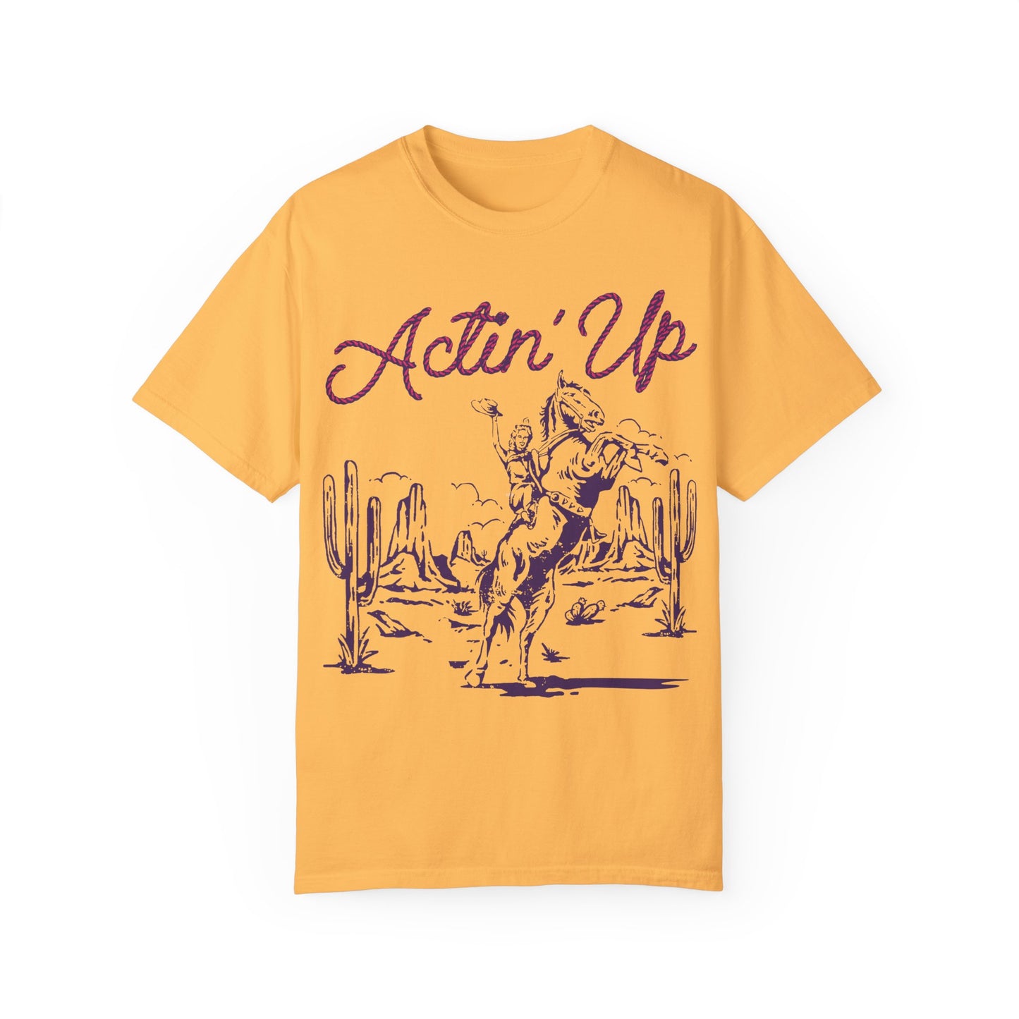 Spunky Acting Up Cowgirl T-shirt