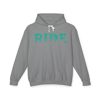 The Ride Mountain Biking Hoodie Comfy Pullover Ride The Trails Lightweight Springtime