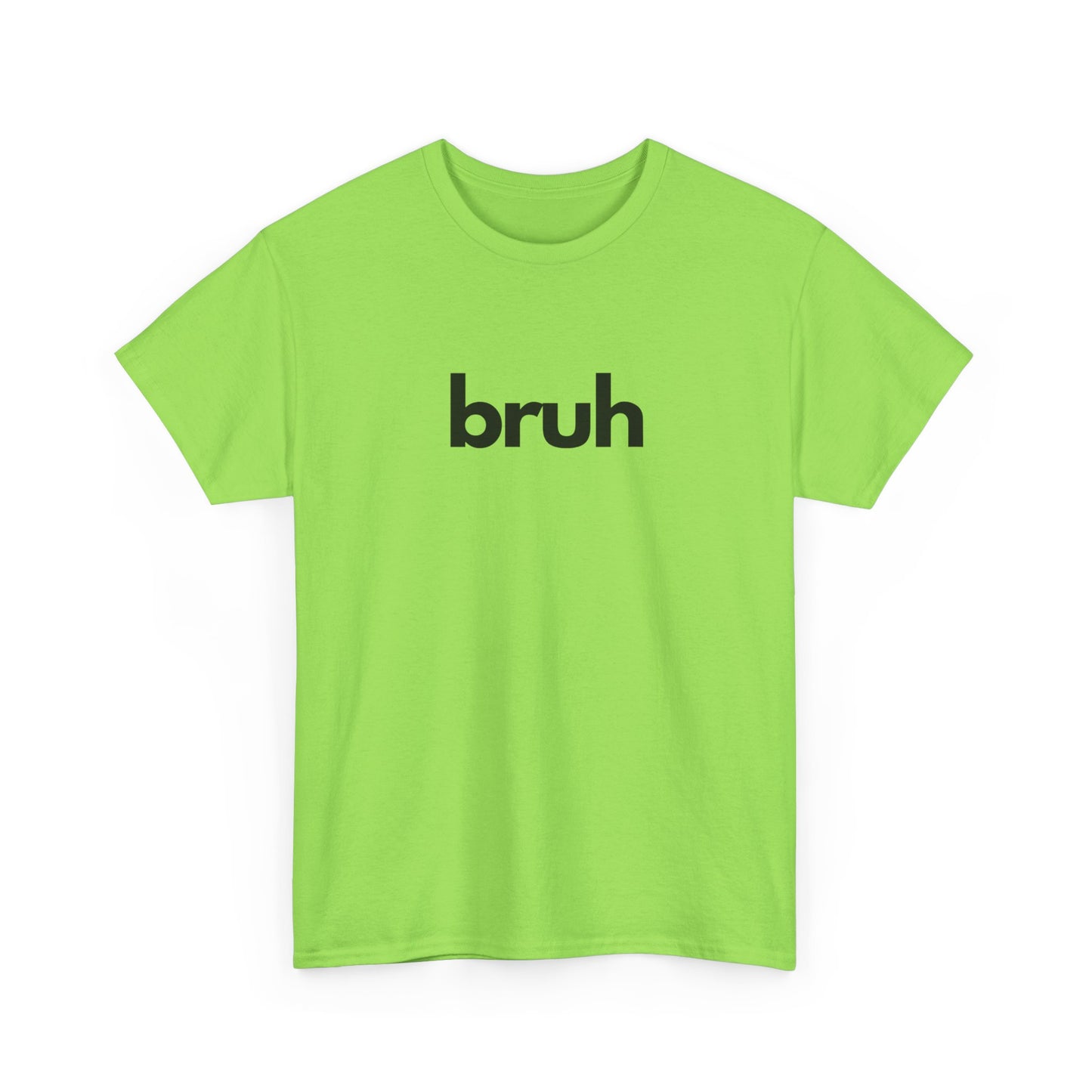 Yo Yo! BRUH.......Funny 'bruh' Unisex Heavy Cotton Tee - Casual Graphic Shirt for Everyday Wear Simple  9 Great Colors Mothers Fathers Day