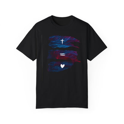 Faith Equals Love Unisex T-shirt - Church Camp Vacation Bible School Shirt
