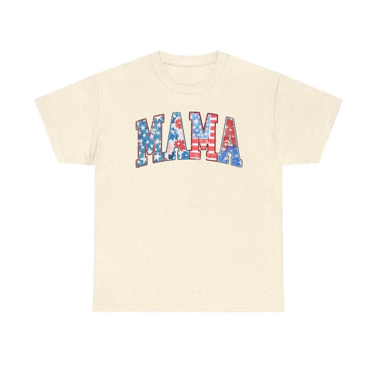 New Patriotic Mama Tee, 4th of July Cotton Shirt,  4th of July, Independence Day Outfit, Casual Summer Wear, Family Reunion
