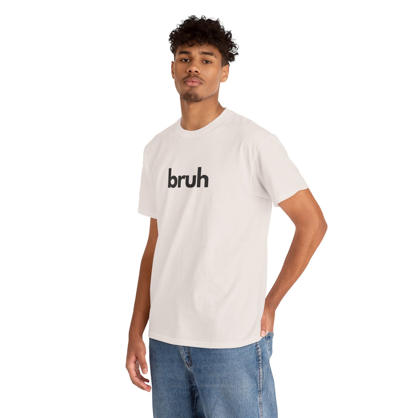 Yo Yo! BRUH.......Funny 'bruh' Unisex Heavy Cotton Tee - Casual Graphic Shirt for Everyday Wear Simple  9 Great Colors Mothers Fathers Day