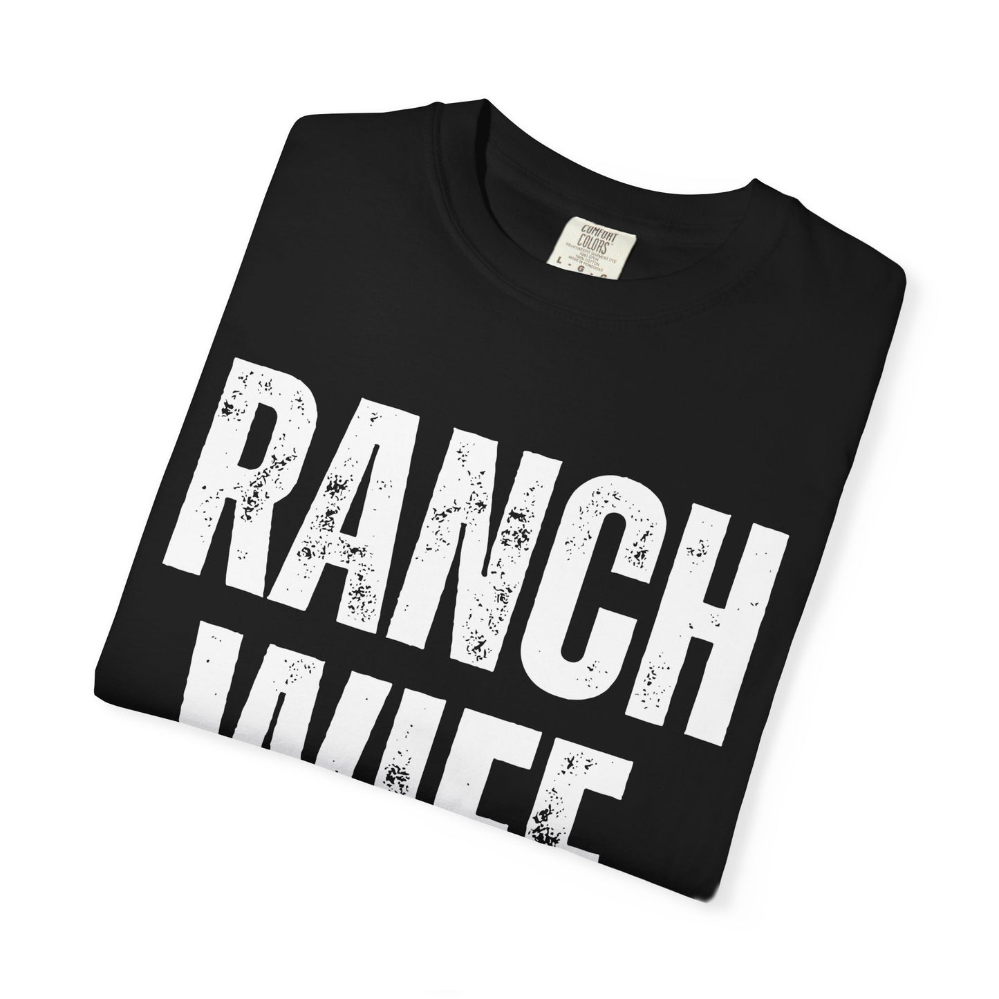 Distressed Retro Chic Ranch Wife T-Shirt, Western Tee for Farm Girls,  Ranch Life Style Shirt, Perfect for Rodeos Casual
