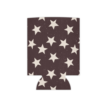 Rustic Star Can Cooler Americana Stars - Western Vibes - Retro Stars
