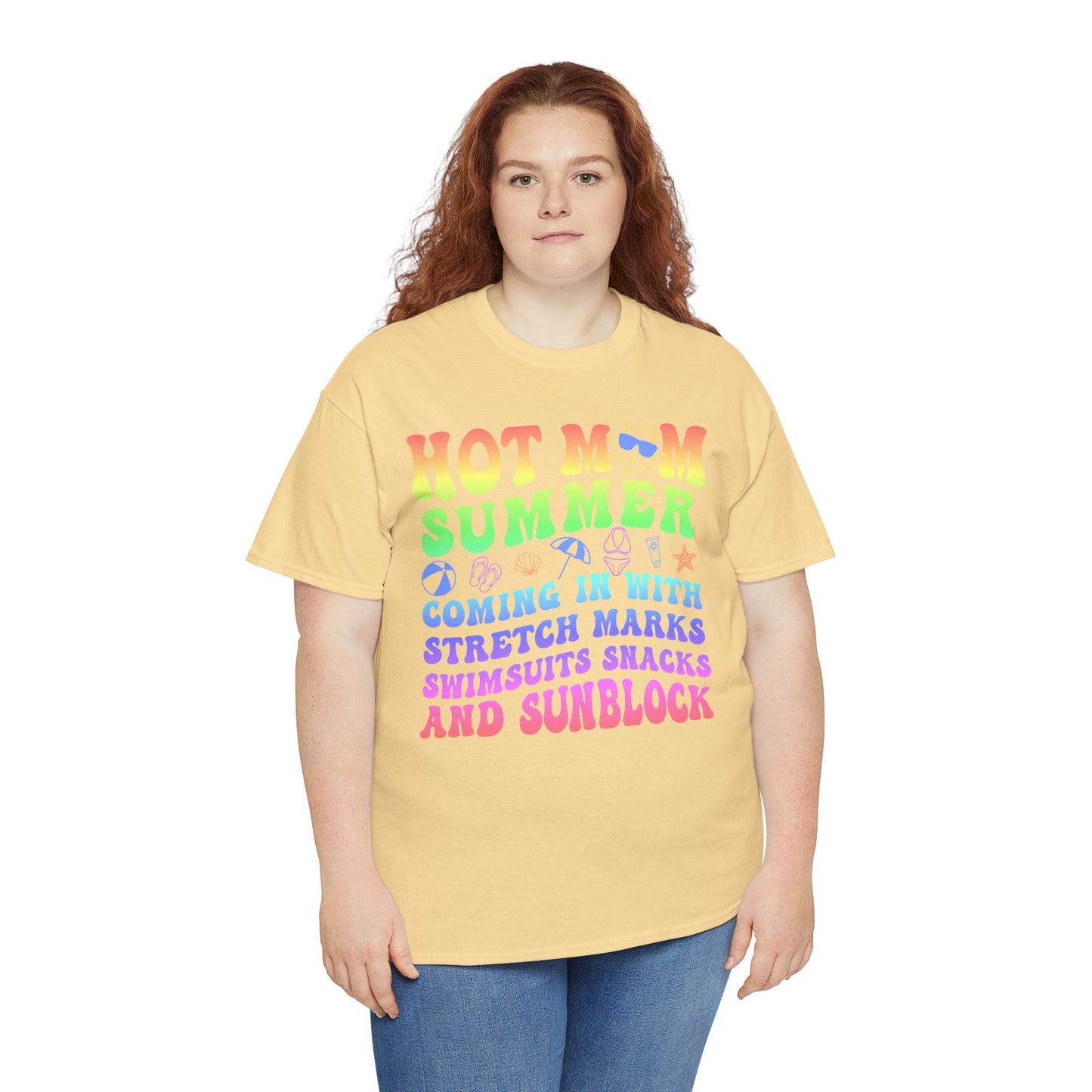 New HOT Summer Mom Tee, Hot Momma Summer Shirt,  Perfect Gift for Moms, Trendy Summer Top, Trendy Graphic Tee