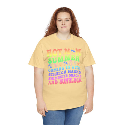 New HOT Summer Mom Tee, Hot Momma Summer Shirt,  Perfect Gift for Moms, Trendy Summer Top, Trendy Graphic Tee