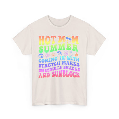 New HOT Summer Mom Tee, Hot Momma Summer Shirt,  Perfect Gift for Moms, Trendy Summer Top, Trendy Graphic Tee