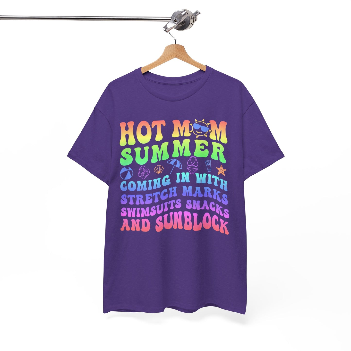 New HOT Summer Mom Tee, Hot Momma Summer Shirt,  Perfect Gift for Moms, Trendy Summer Top, Trendy Graphic Tee