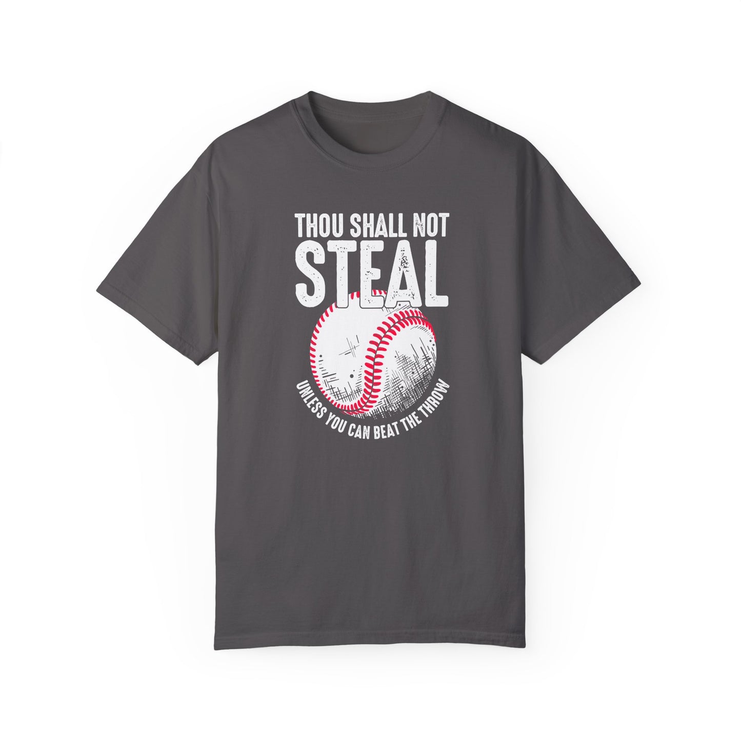 Baseball / Softball Christian Unisex T-shirt - Thou Shall Not Steal Design
