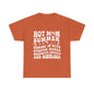 Hot Momma Casual Tee, Fun Graphic Shirt, Perfect Gift for Friends, Family Gatherings, Everyday Wear, Summer Vibes