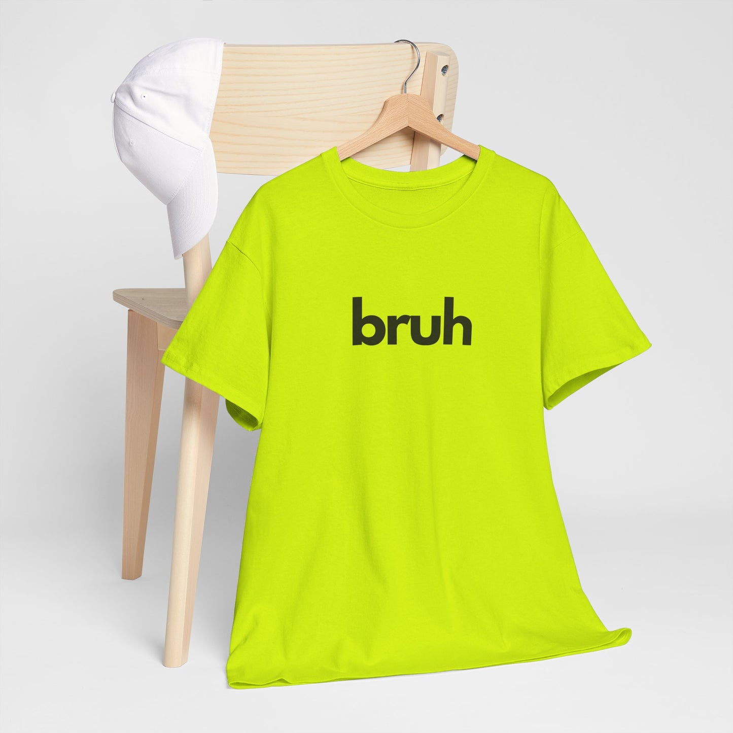 Yo Yo! BRUH.......Funny 'bruh' Unisex Heavy Cotton Tee - Casual Graphic Shirt for Everyday Wear Simple  9 Great Colors Mothers Fathers Day