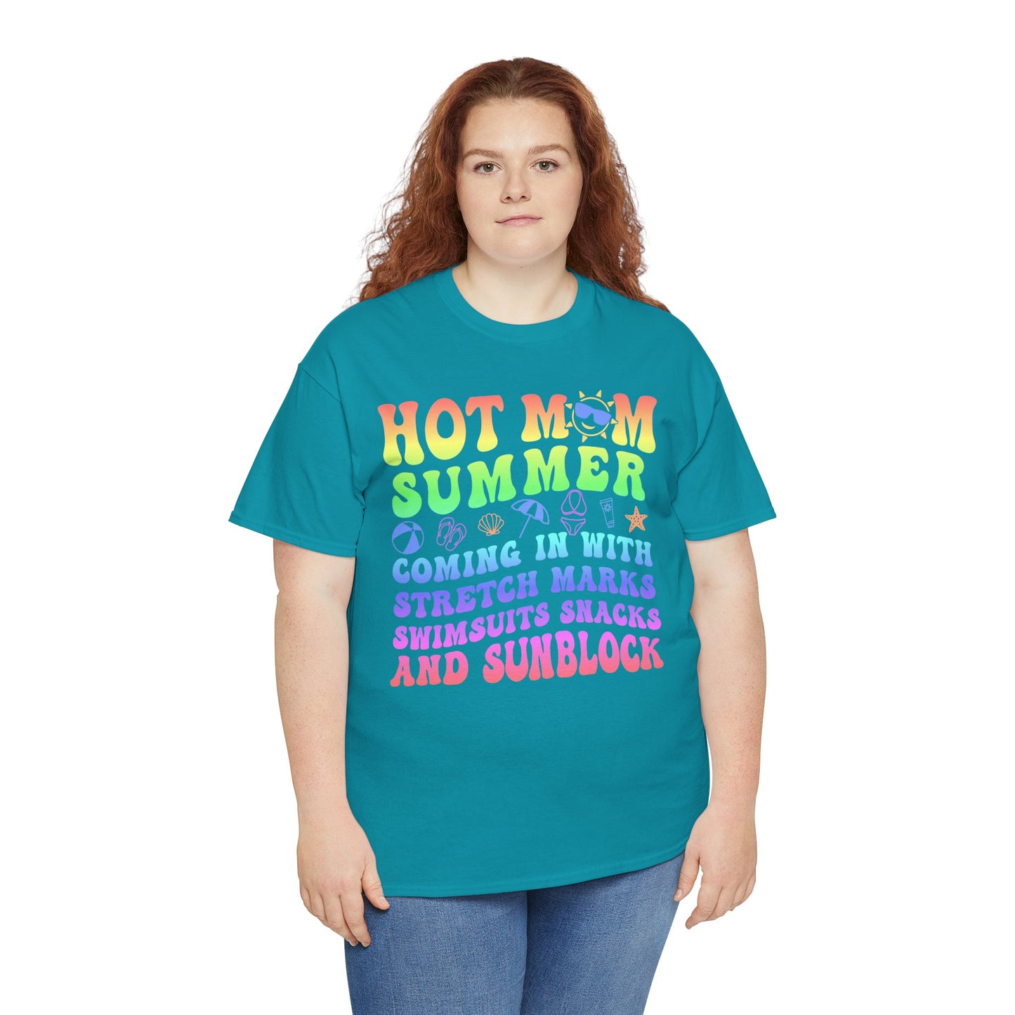 New HOT Summer Mom Tee, Hot Momma Summer Shirt,  Perfect Gift for Moms, Trendy Summer Top, Trendy Graphic Tee