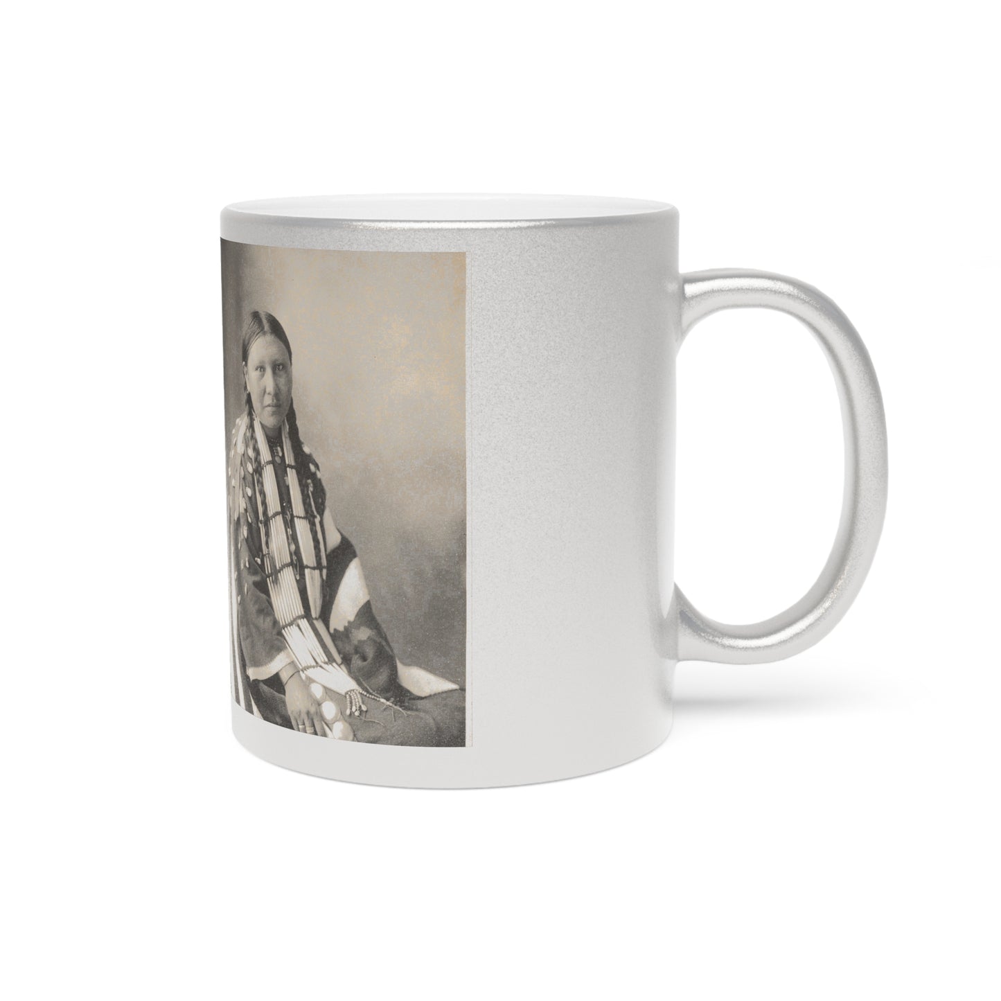 Sioux Photo Metallic Mug (Silver\Gold)