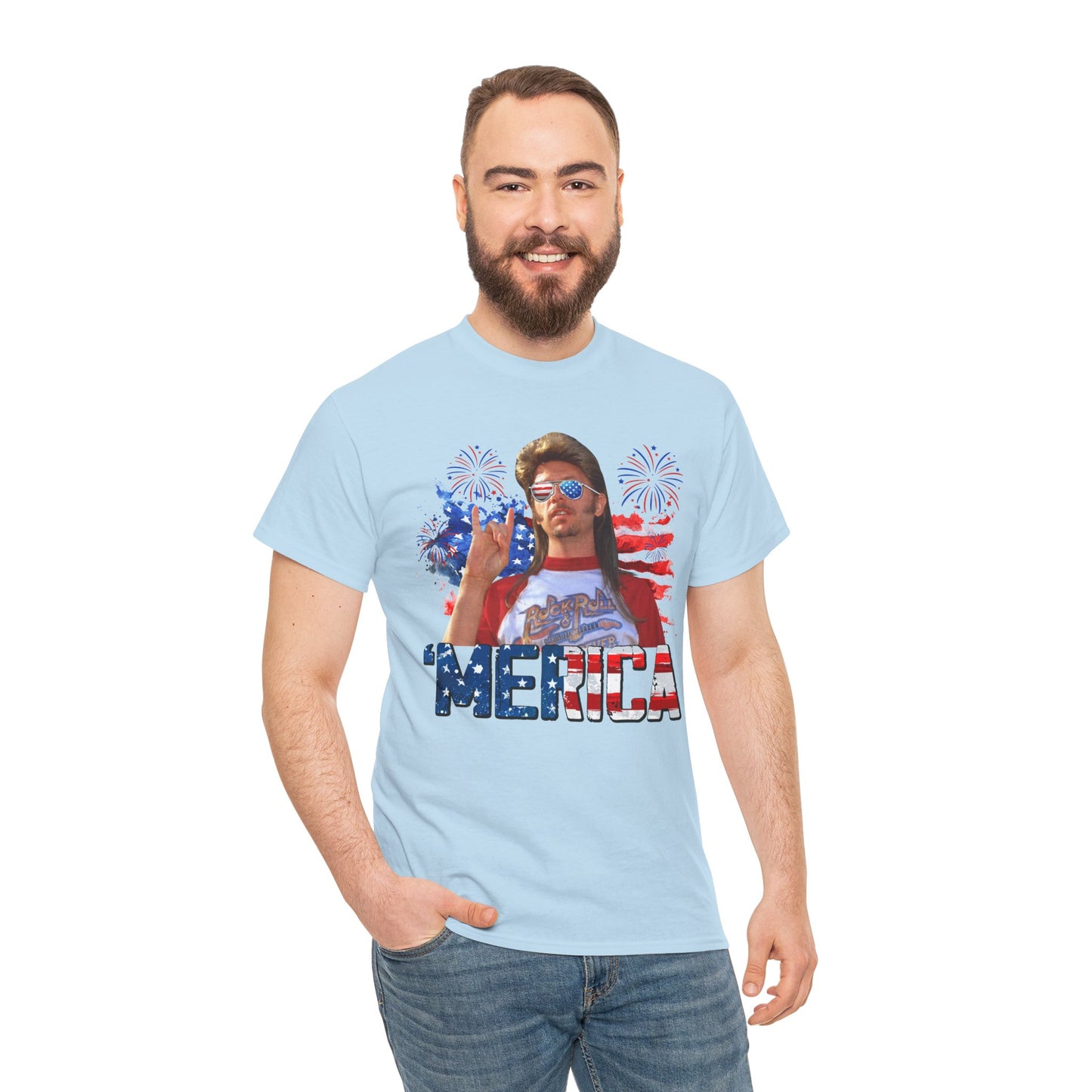 Nothing Better Than Joe Dirt 'Merica Shirt Patriotic Unisex Heavy Cotton Tee - Perfect for July 4th, BBQs, Festivals, Casual Wear, Gifts for Friends, Fourth of July