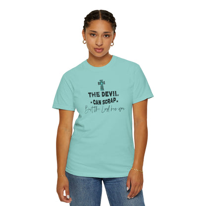 Turquoise Cross Unisex T-shirt - The Lord has Won