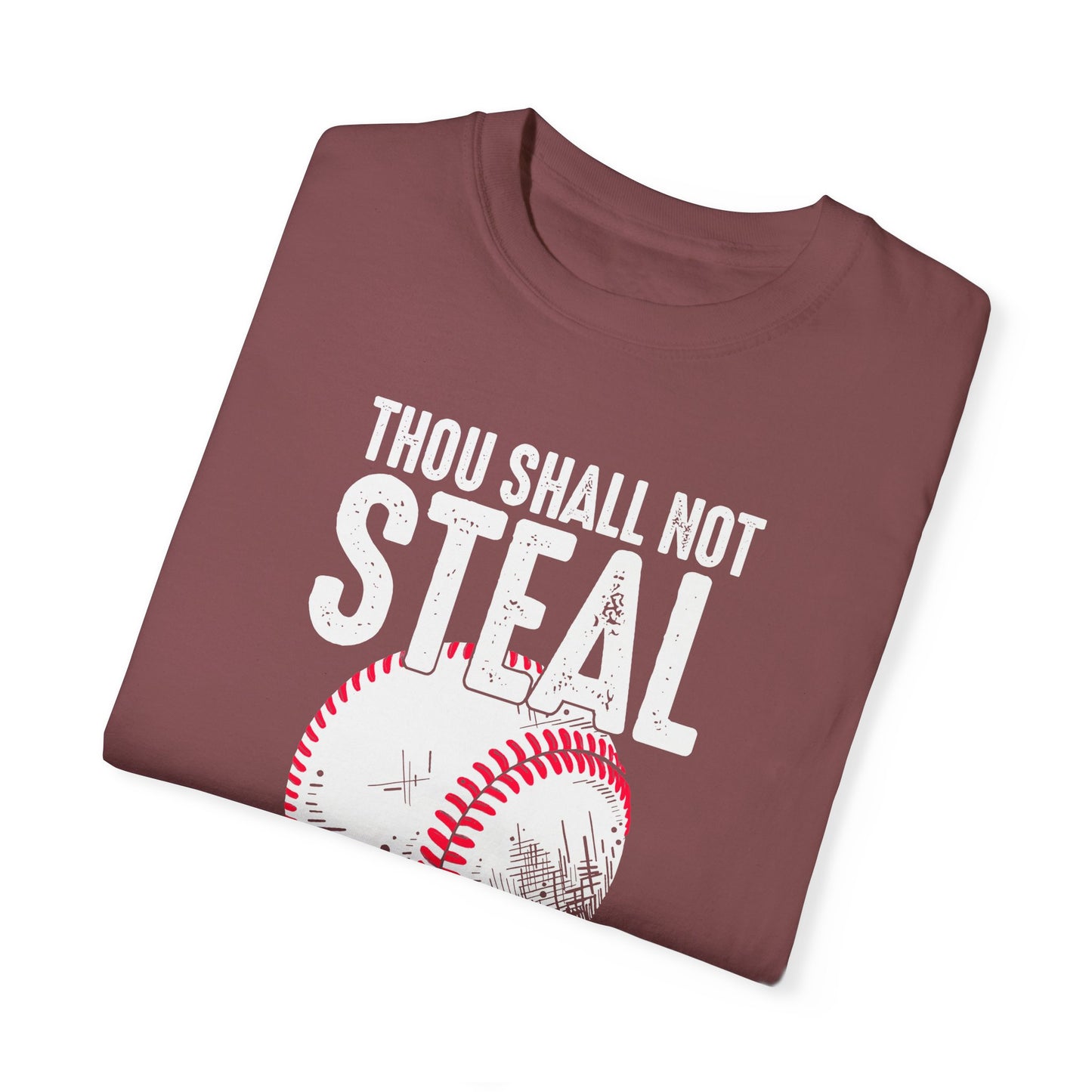 Baseball / Softball Christian Unisex T-shirt - Thou Shall Not Steal Design