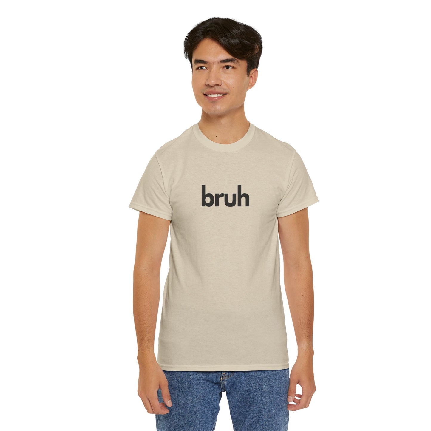 Yo Yo! BRUH.......Funny 'bruh' Unisex Heavy Cotton Tee - Casual Graphic Shirt for Everyday Wear Simple  9 Great Colors Mothers Fathers Day