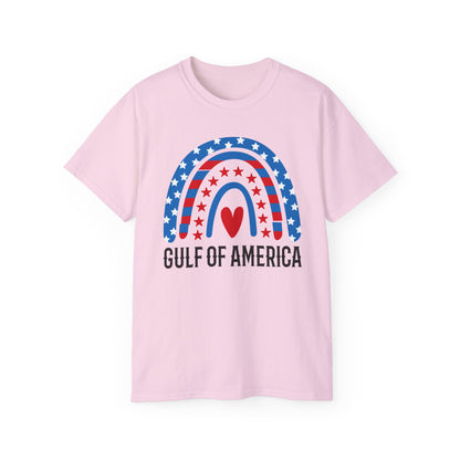 NEW Patriotic Gulf of America Graphic Tee, Gulf of America Tshirt, Gulf of America est 2025, Fun T-shirt, Patriotic Top,