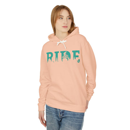 The Ride Mountain Biking Hoodie Comfy Pullover Ride The Trails Lightweight Springtime