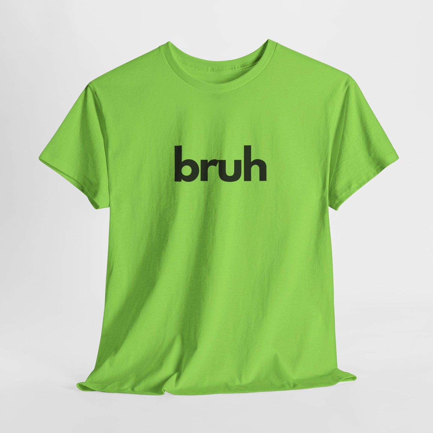 Yo Yo! BRUH.......Funny 'bruh' Unisex Heavy Cotton Tee - Casual Graphic Shirt for Everyday Wear Simple  9 Great Colors Mothers Fathers Day