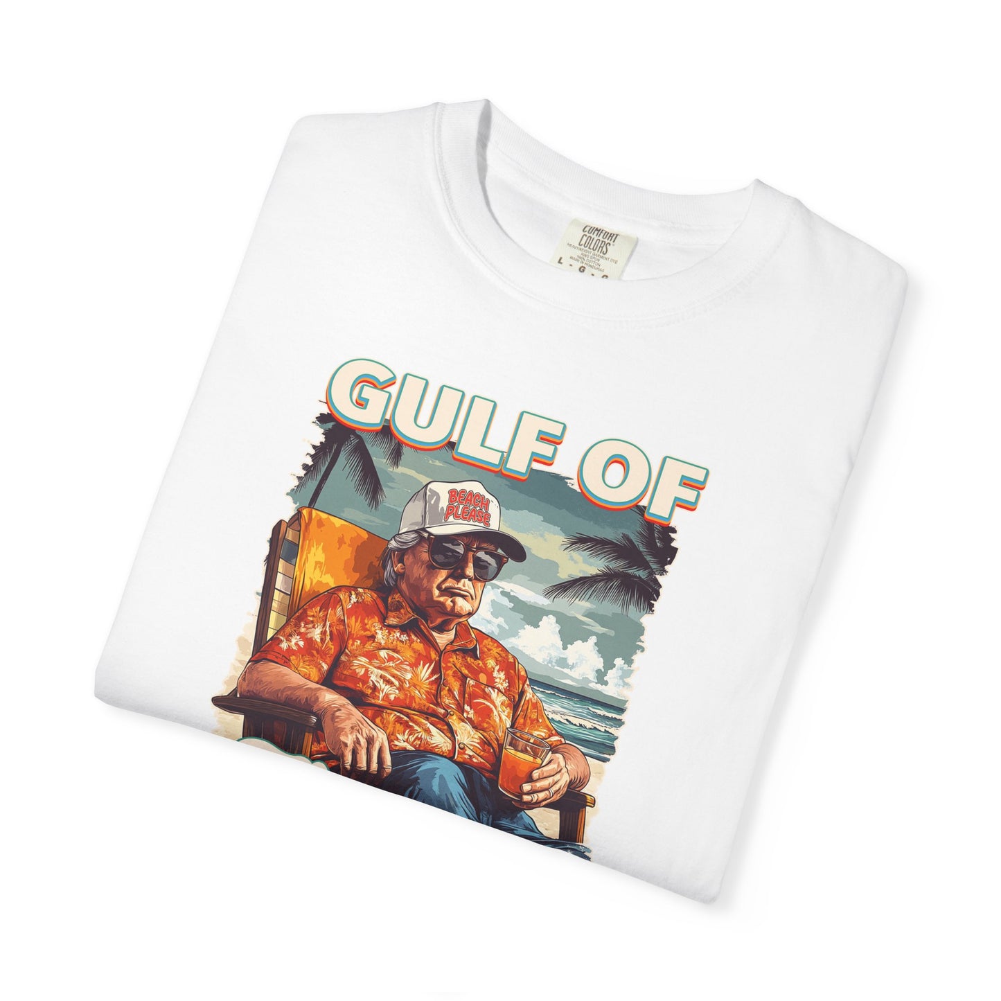 Donald Trump Vintage Gulf of America T-Shirt - Relaxed Fit Unisex Tee Gulf Of America Patriotic Tee, Gulf of America Shirt Est 2025