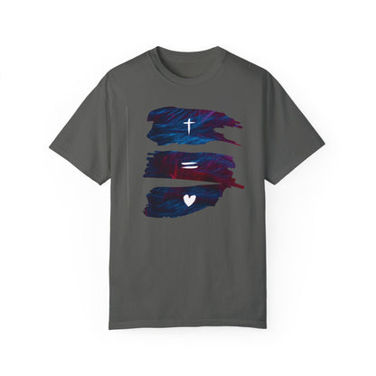 Faith Equals Love Unisex T-shirt - Church Camp Vacation Bible School Shirt