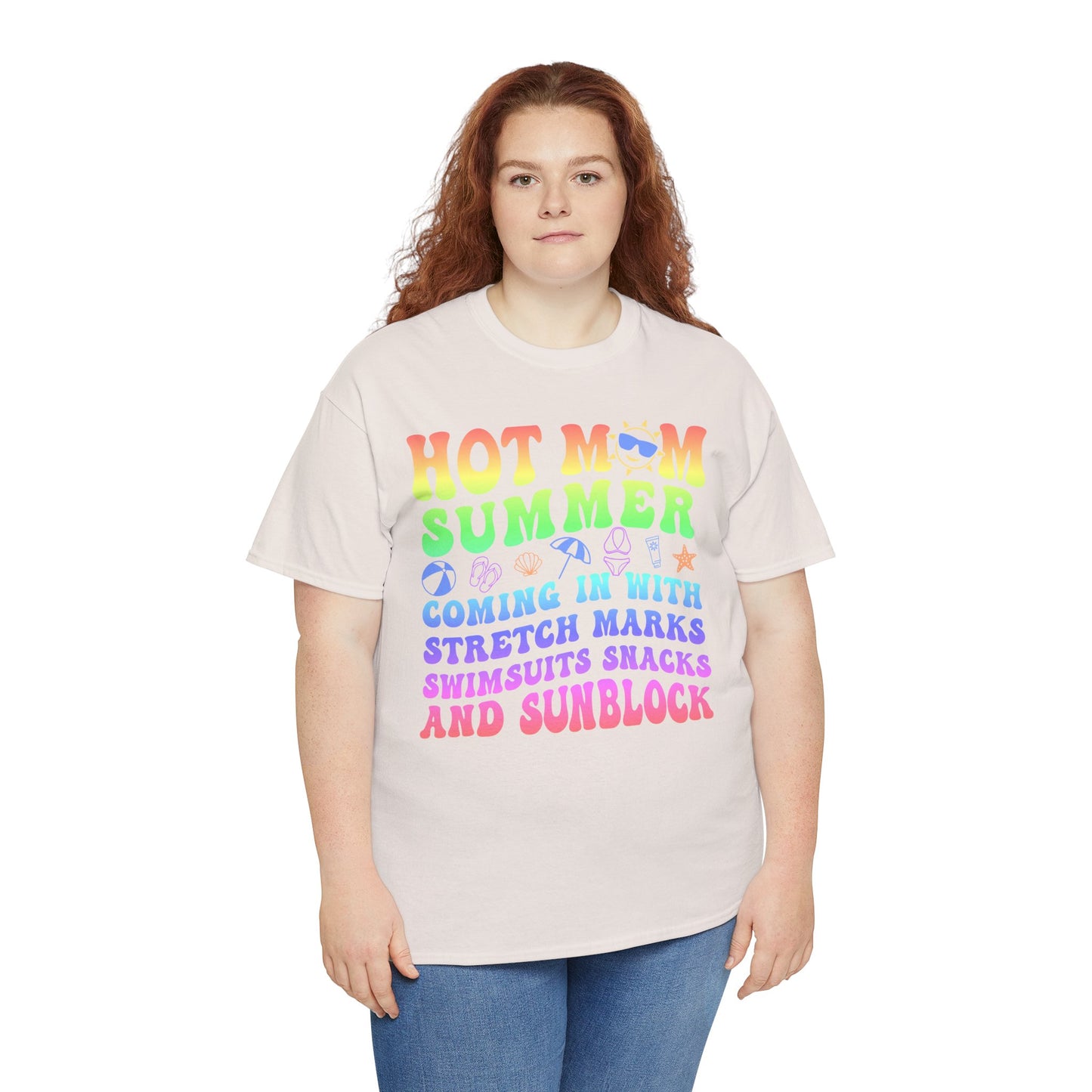 New HOT Summer Mom Tee, Hot Momma Summer Shirt,  Perfect Gift for Moms, Trendy Summer Top, Trendy Graphic Tee