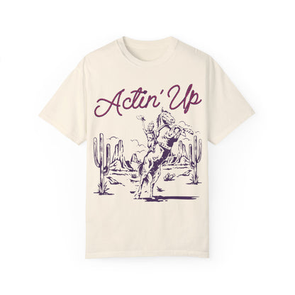 Spunky Acting Up Cowgirl T-shirt