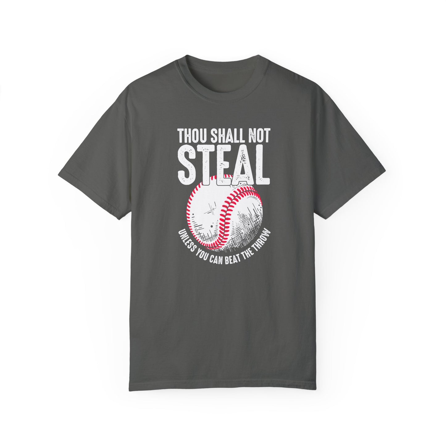 Baseball / Softball Christian Unisex T-shirt - Thou Shall Not Steal Design