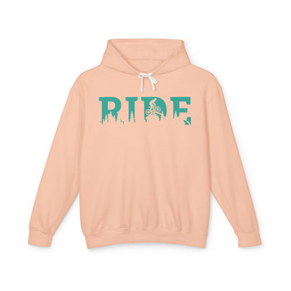 The Ride Mountain Biking Hoodie Comfy Pullover Ride The Trails Lightweight Springtime