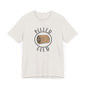 Hay Season Is Here.... Rolled Gold Tee - Fun  Jersey Tee for Farm Wives, Casual Wear, Tractors, Farm Mama, Cattle Feeding, Round Bales, Cattle, Cow