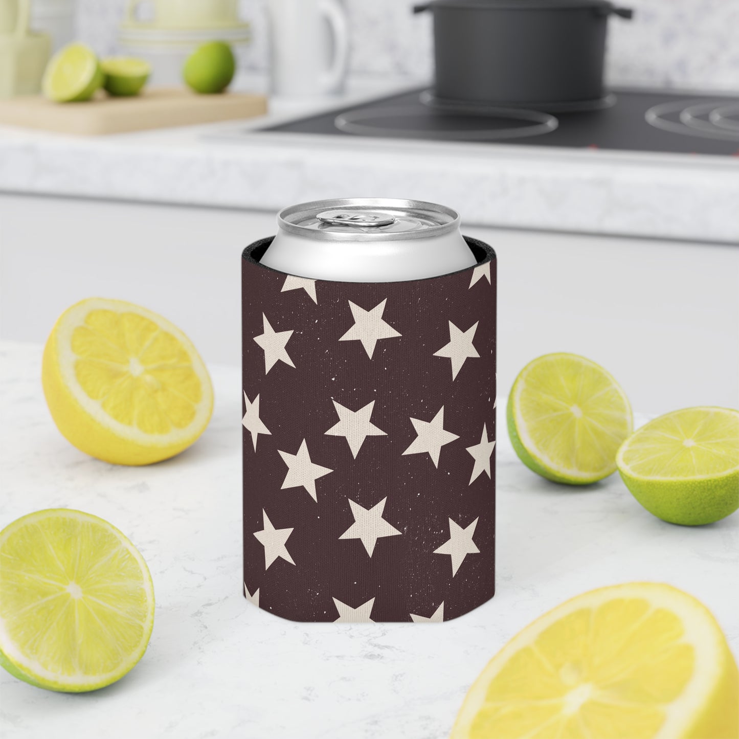 Rustic Star Can Cooler Americana Stars - Western Vibes - Retro Stars