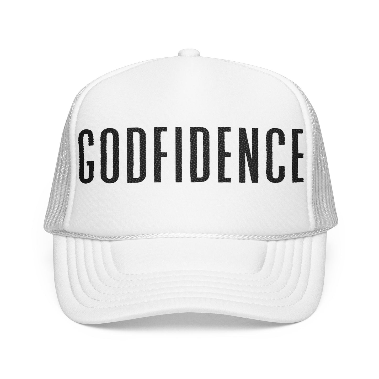 New Merch!!! We All Need Godfidence.....Foam Trucker Hat (Embroidery)  His Promise
