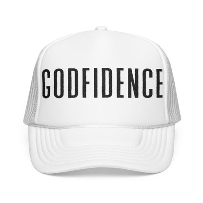 New Merch!!! We All Need Godfidence.....Foam Trucker Hat (Embroidery)  His Promise