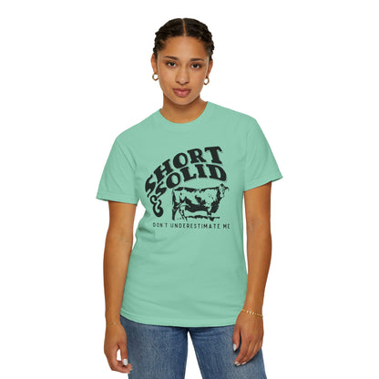 Nothing Like a Good Short and Solid!! Worth the money. Women's Tee Great for Summer Time or Heading to the Rodeo Western Vibes
