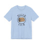 Hay Season Is Here.... Rolled Gold Tee - Fun  Jersey Tee for Farm Wives, Casual Wear, Tractors, Farm Mama, Cattle Feeding, Round Bales, Cattle, Cow