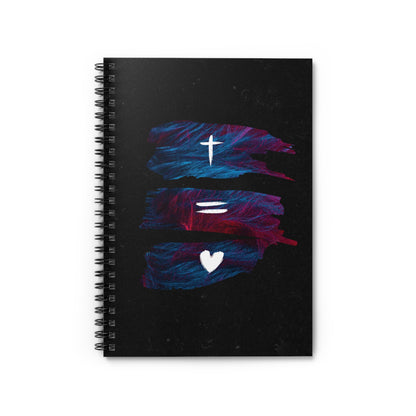 Prayer Journal - Inspirational Spiral Notebook - Faith & Love Design Easter