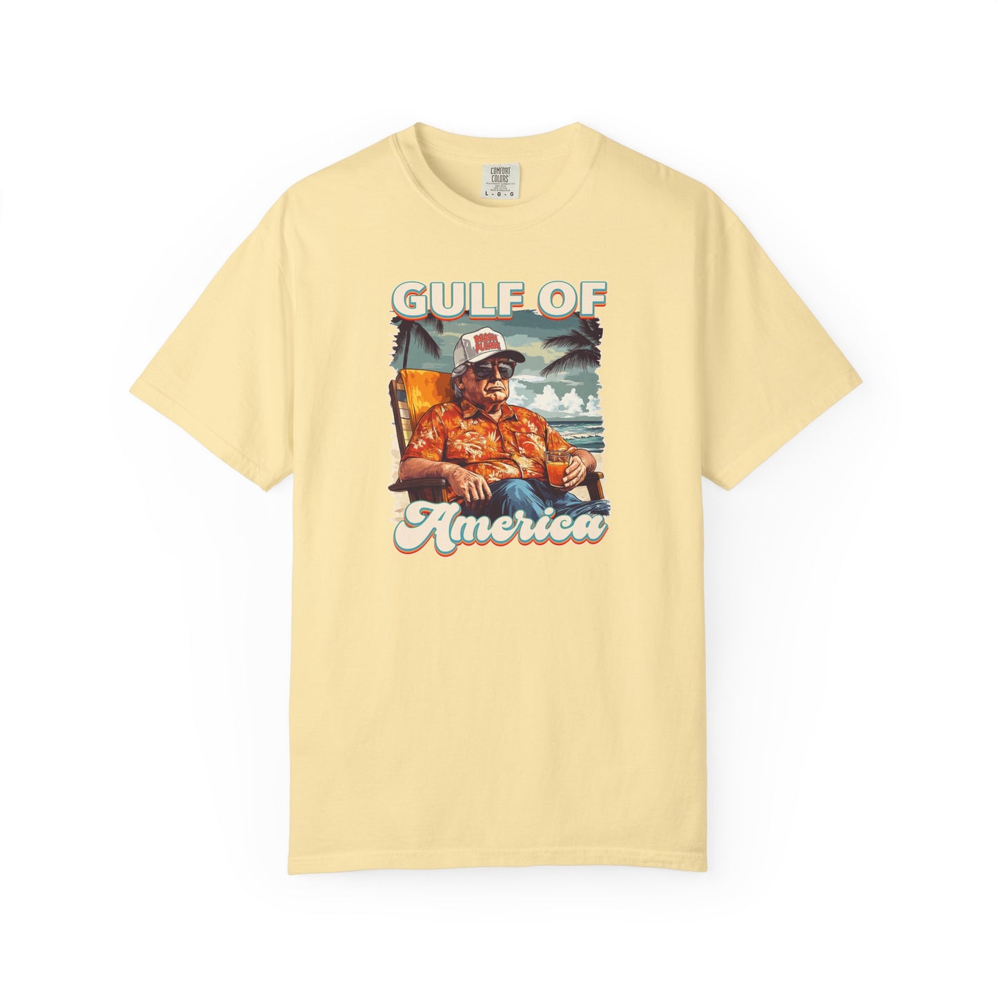 Donald Trump Vintage Gulf of America T-Shirt - Relaxed Fit Unisex Tee Gulf Of America Patriotic Tee, Gulf of America Shirt Est 2025