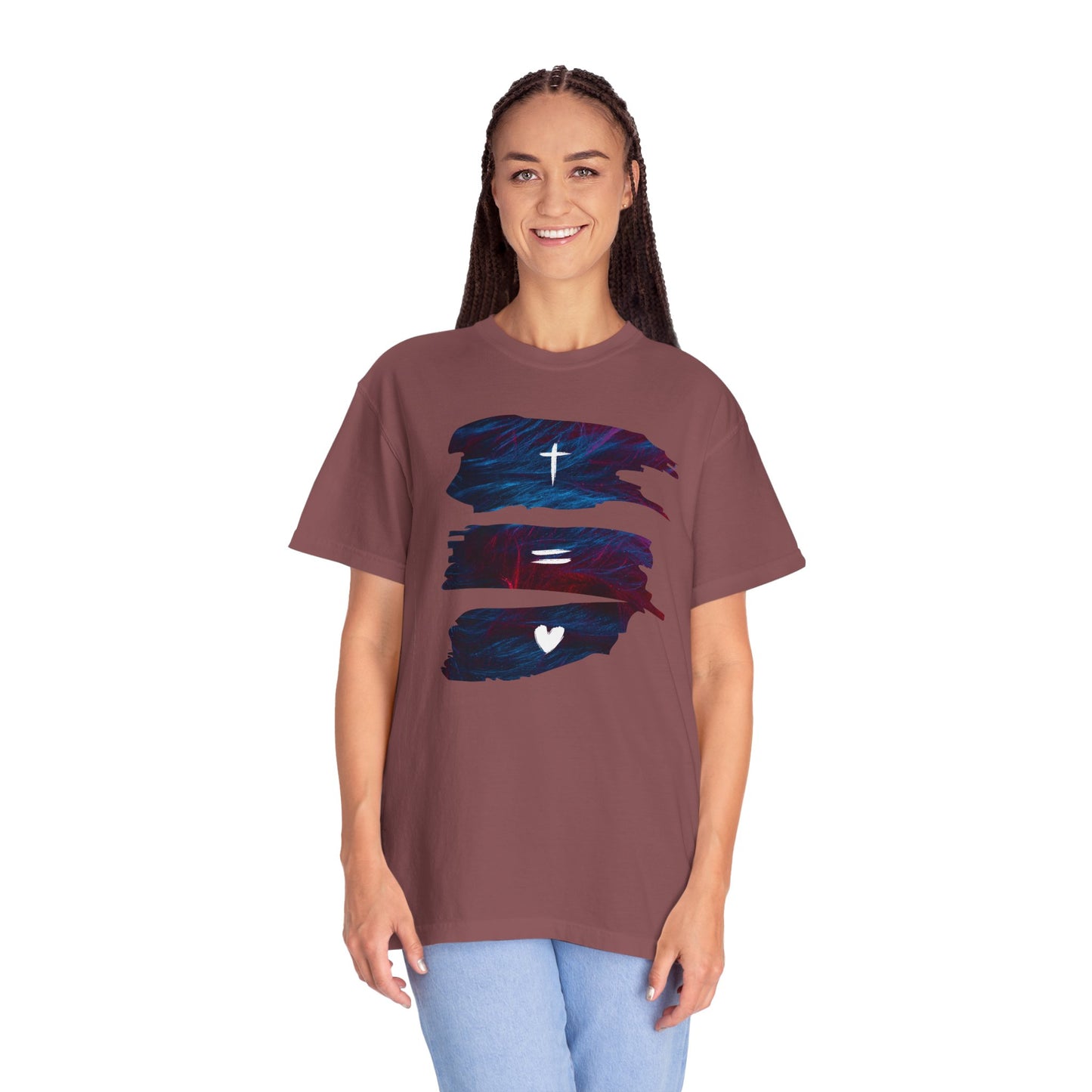 Faith Equals Love Unisex T-shirt - Church Camp Vacation Bible School Shirt