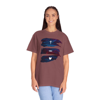 Faith Equals Love Unisex T-shirt - Church Camp Vacation Bible School Shirt