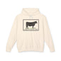 New Pretty Girls Run Pretty Cattle Comfort Colors Lightweight Hooded Sweatshirt - Multiple Colors Available