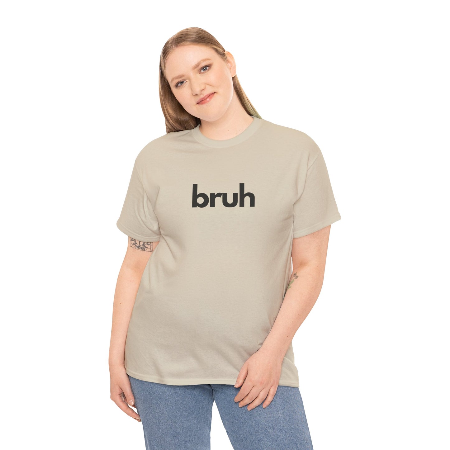 Yo Yo! BRUH.......Funny 'bruh' Unisex Heavy Cotton Tee - Casual Graphic Shirt for Everyday Wear Simple  9 Great Colors Mothers Fathers Day