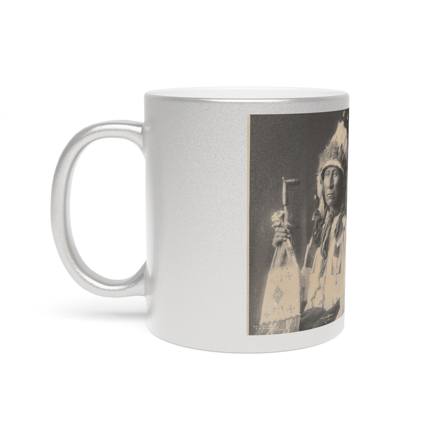 Sioux Photo Metallic Mug (Silver\Gold)