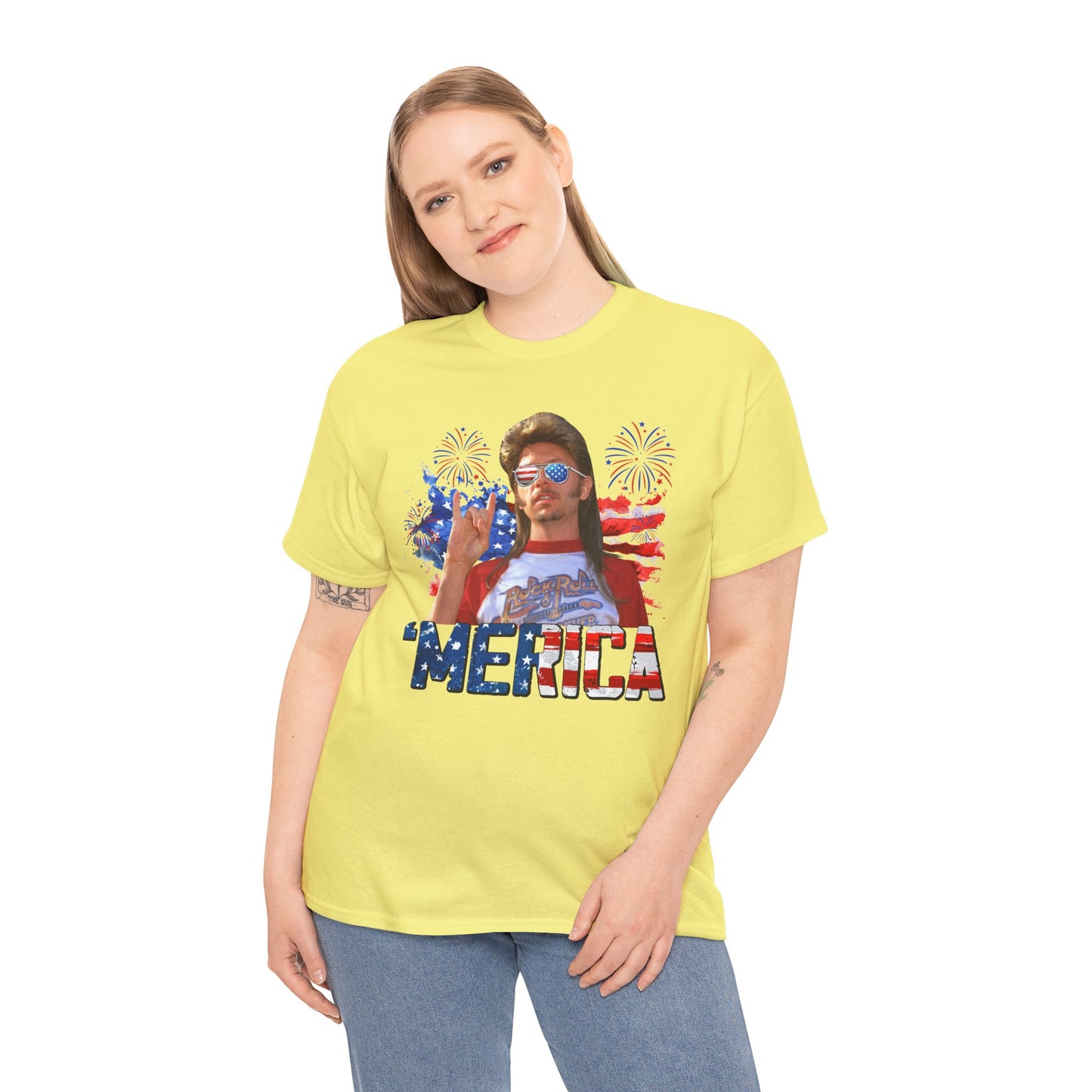 Nothing Better Than Joe Dirt 'Merica Shirt Patriotic Unisex Heavy Cotton Tee - Perfect for July 4th, BBQs, Festivals, Casual Wear, Gifts for Friends, Fourth of July
