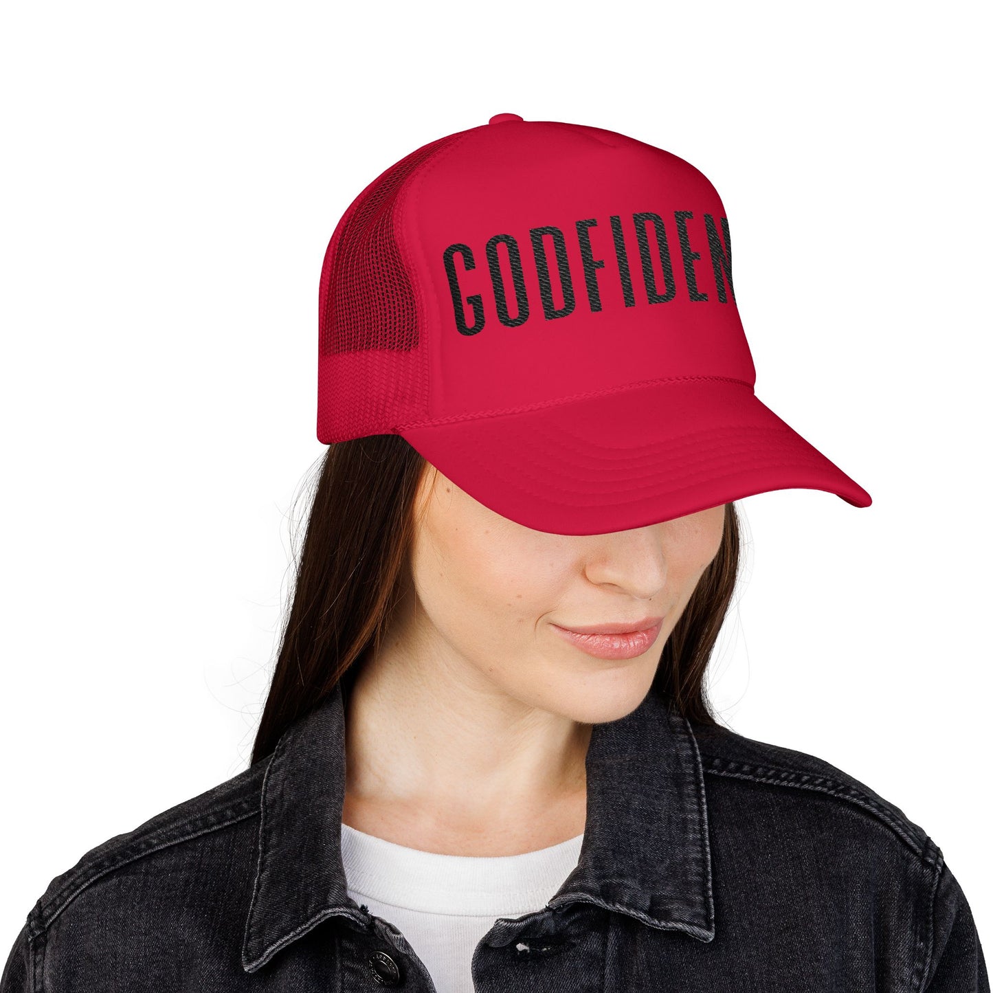 New Merch!!! We All Need Godfidence.....Foam Trucker Hat (Embroidery)  His Promise